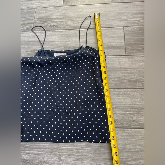 EVERLANE Women’s Polka Dot Camisole, Minimalist Thin Strap, Size 2••Contemporary - Picture 13 of 14